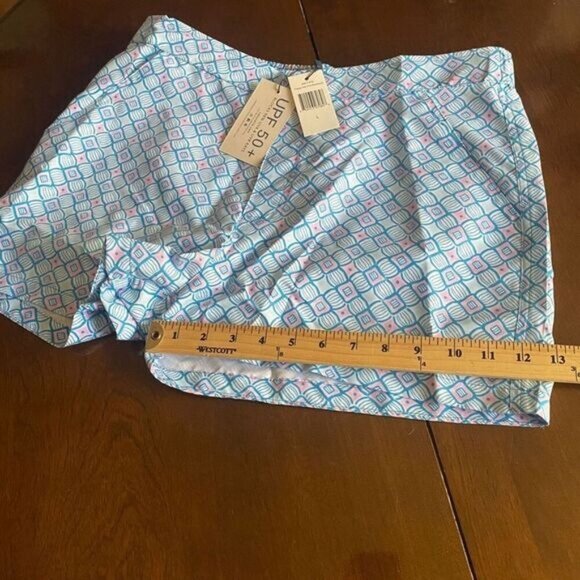 Cabana Life Shorts Women’s Boardshort Large, Blue/Pink UPF 50+ UV,Pockets,Zipp - Picture 5 of 11